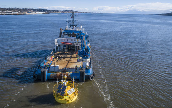 Aspiraciones azules Lidar flotante con sensor de ecosistema Monritong