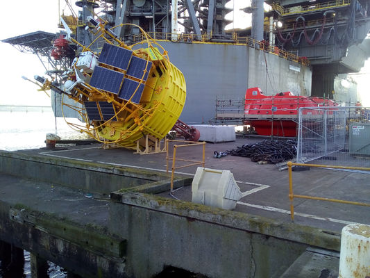 La capacidad de medición del viento en alta mar por Lidar flotante de granja es de 900 GB.
